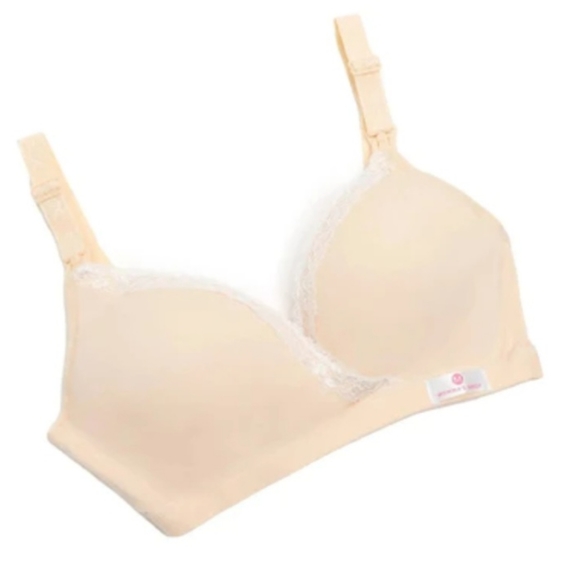 (2) Momma's Shop Comfy 2-in-1 Nursing & Maternity Bras. 1 Pink/1 Peach. XL. NWT. - Picture 4 of 15
